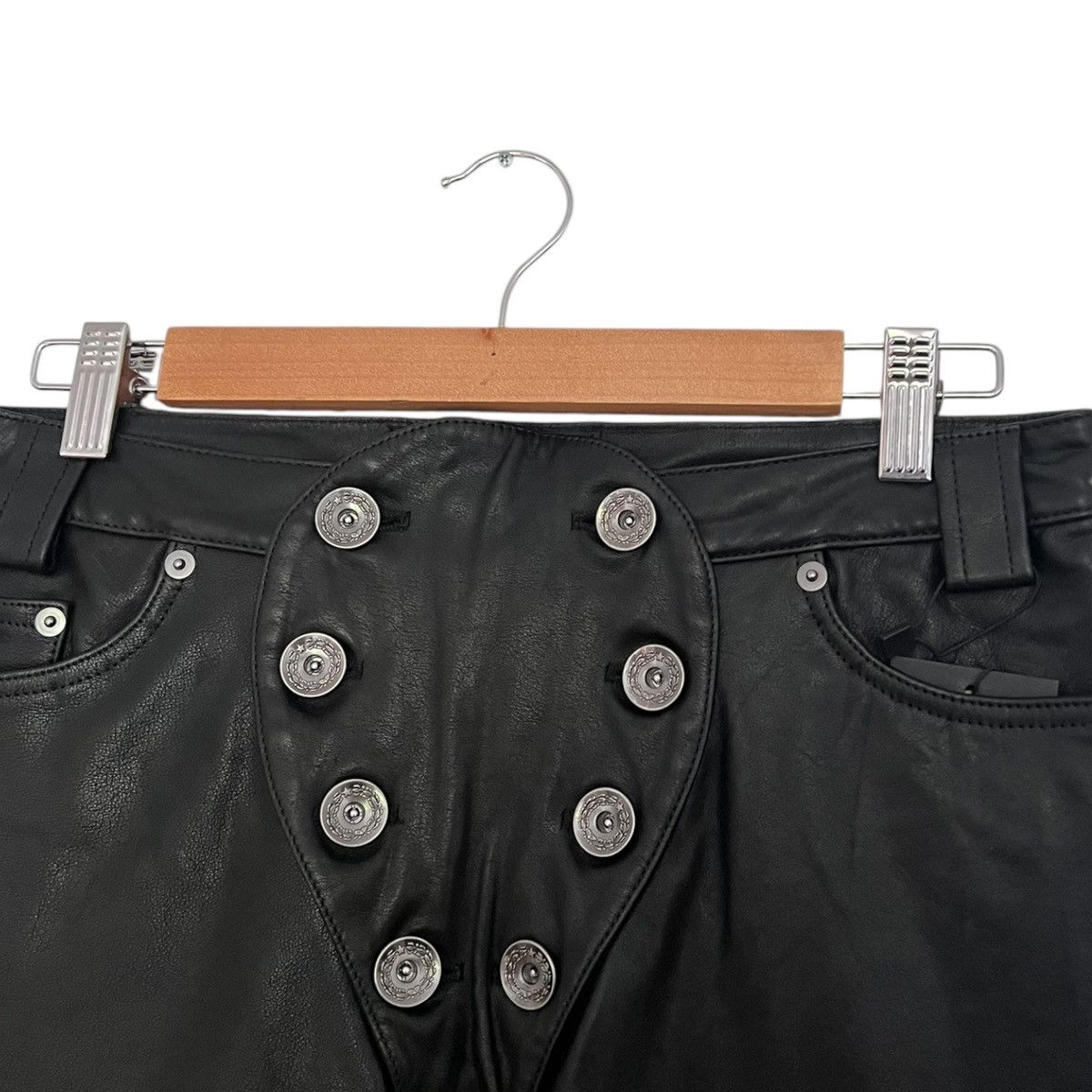 Designer Rexyeewang Remus leather pants Size US 30 / EU 46 - 2 Thumbnail