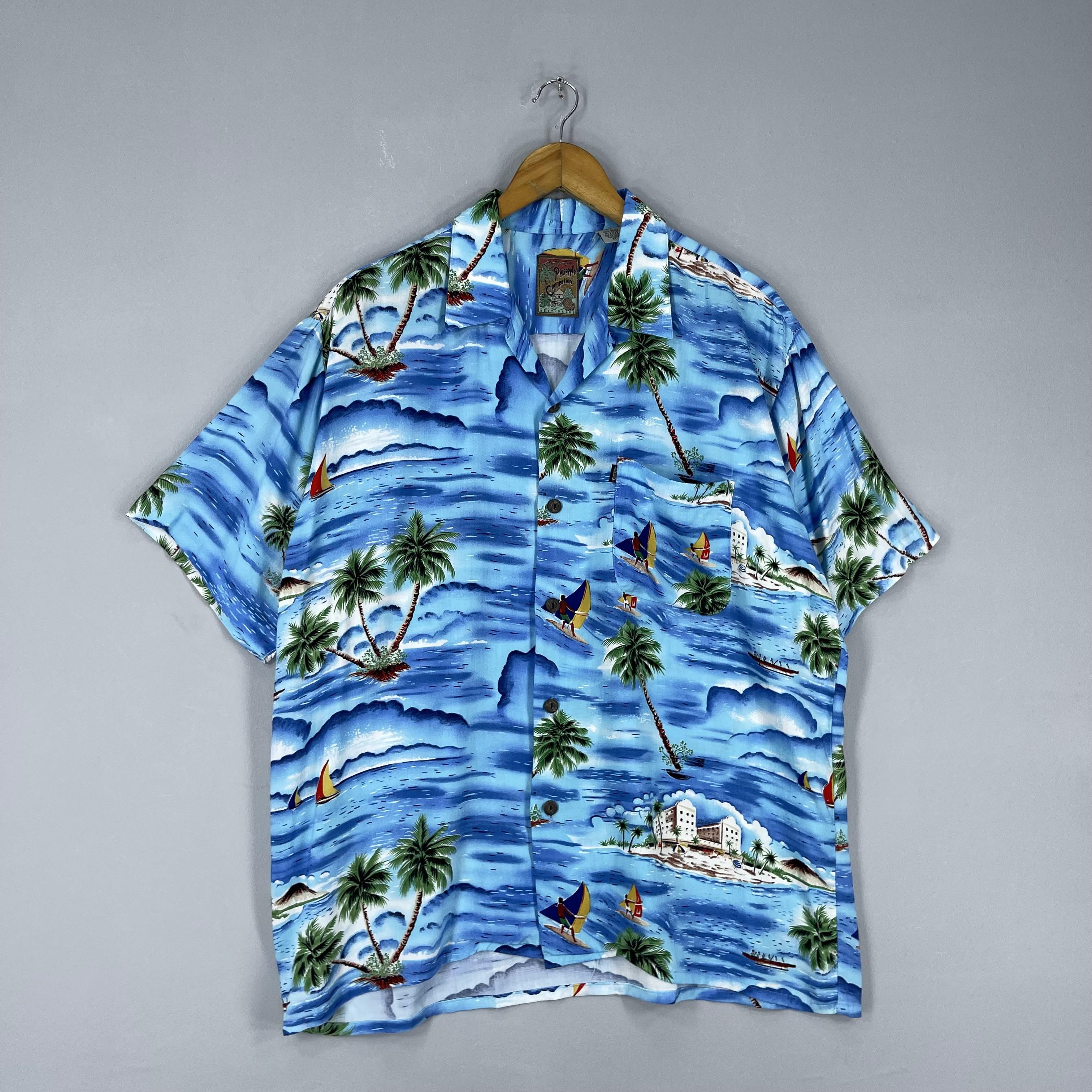 Vintage Vintage Island Beach Surfing Motive Hawaii Button Up Size US M / EU 48-50 / 2 - 5 Thumbnail