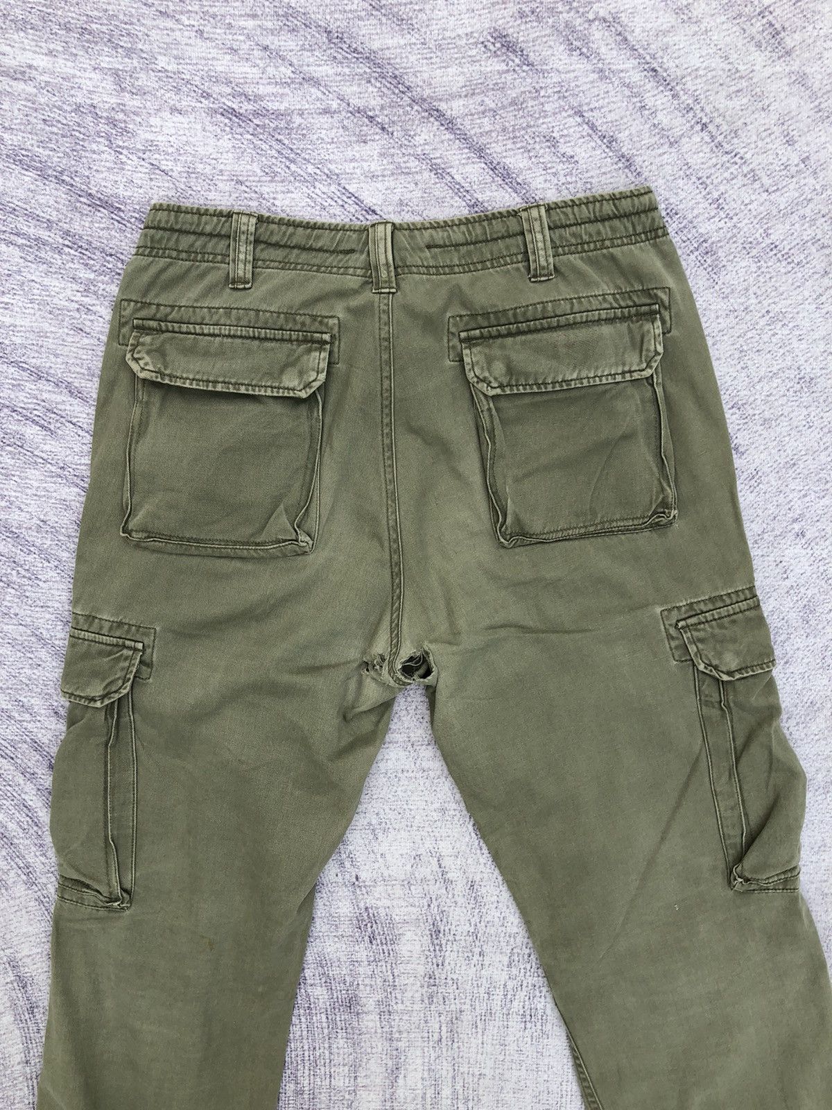 Japanese Brand Cargo Green Anti Label Multipocket Tactical Pants W29 Size US 29 - 10 Thumbnail