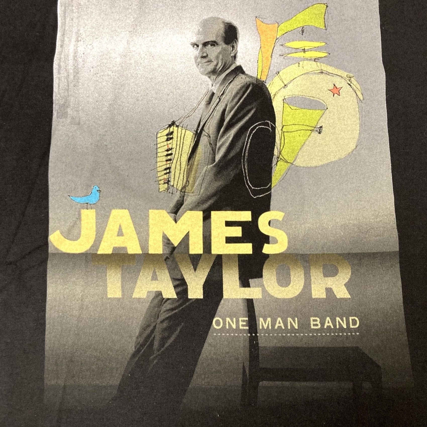 Anvil James Taylor One Man Band Spring Tour 2006 Black Concert T-Shirt Men XL Size US XXL / EU 58 / 5 - 2 Thumbnail