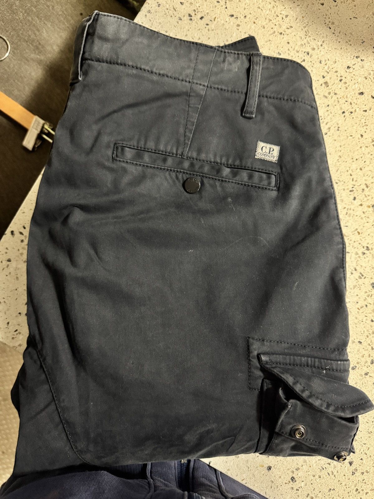 C.P. Company Total Eclipse Dark Navy Stretch Sateen Cargo Pants 44 Size US 28 / EU 44 - 14 Thumbnail