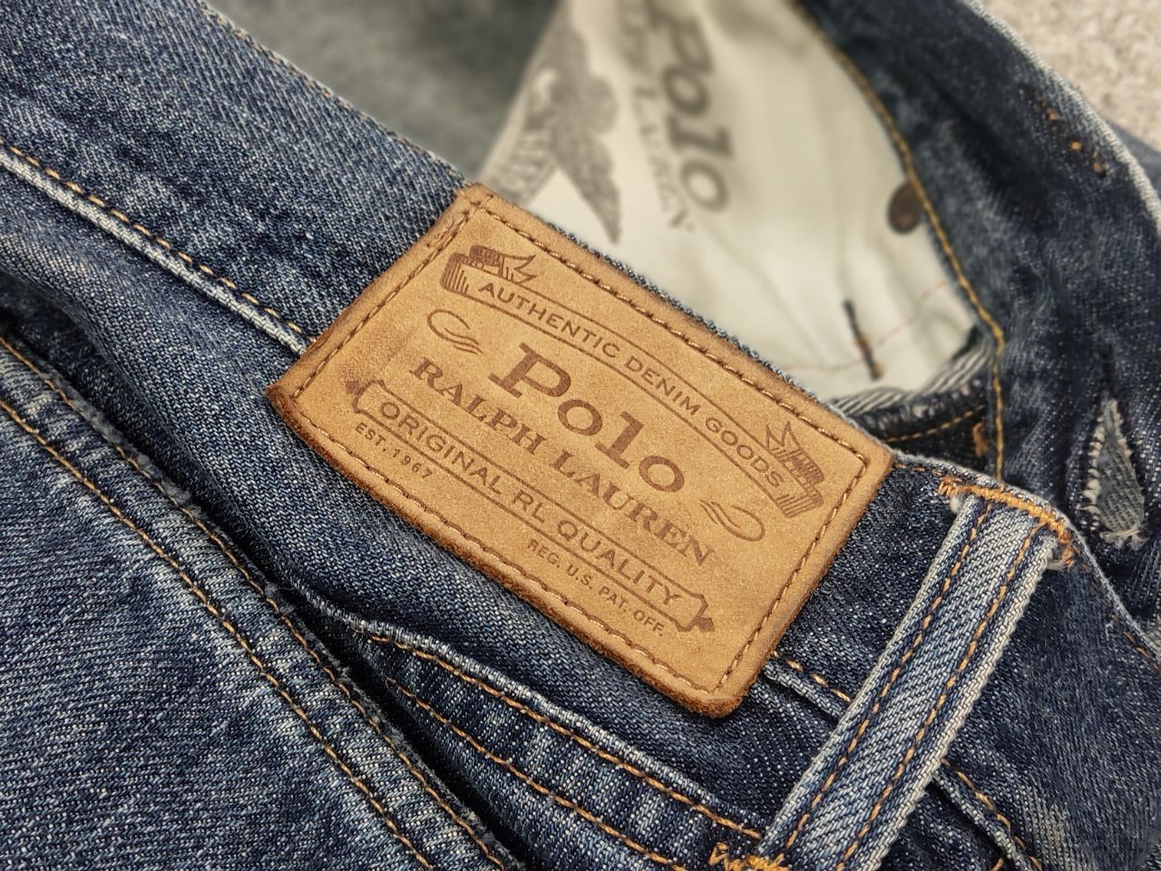 Polo Ralph Lauren Vintage Polo Ralph Lauren original quality Faded Denim Jeans Size US 34 / EU 50 - 9 Thumbnail