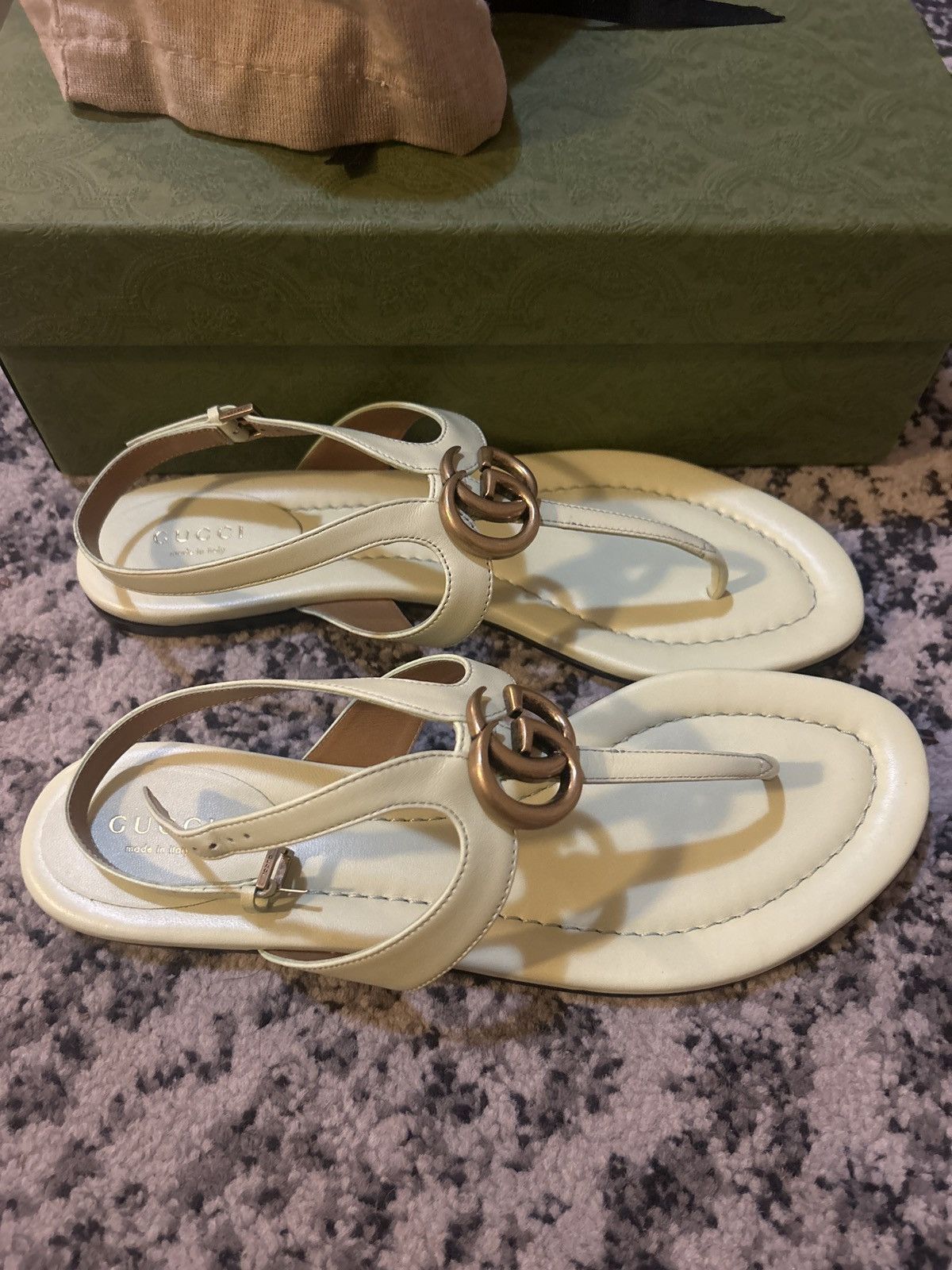Gucci Gucci Double G Thong Sandal size 40 Size US 9 / IT 39 - 5 Thumbnail