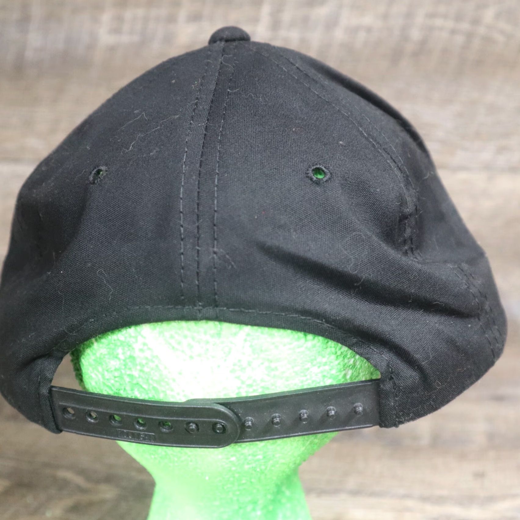 Vintage Groom Hat Cap Adjustable Black White Wedding Batcher Adult Size Removable Pin Size ONE SIZE - 4 Thumbnail
