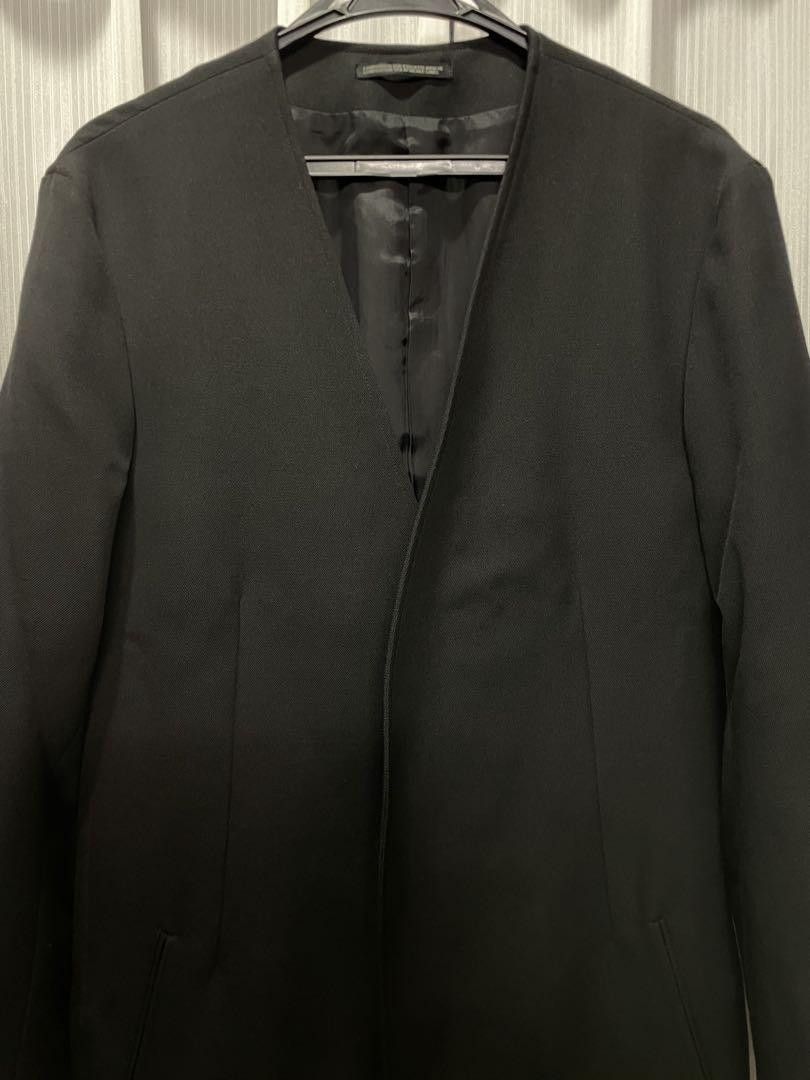 Yohji Yamamoto yohji yamamoto pour homme collarless jacket Size US M / EU 48-50 / 2 - 5 Thumbnail