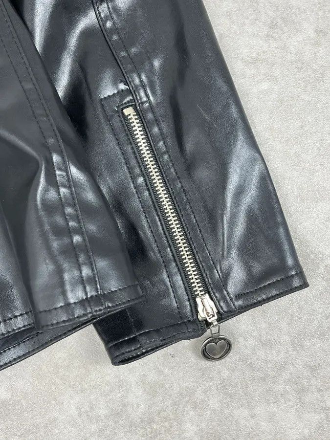 Moschino 2000s Moschino Black Painted Effect Light Jacket Size M / US 6-8 / IT 42-44 - 10 Thumbnail