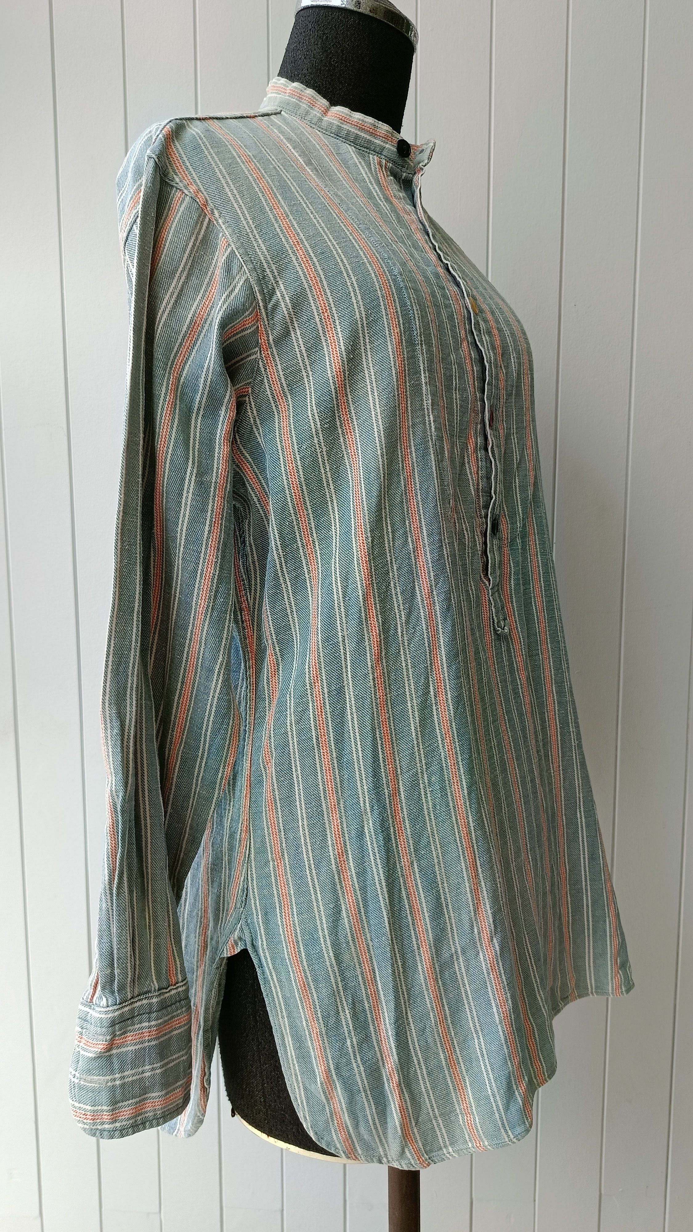 45rpm 45RPM by R Japan mandarin pullover indigo work vtg shirt Size US S / EU 44-46 / 1 - 6 Thumbnail