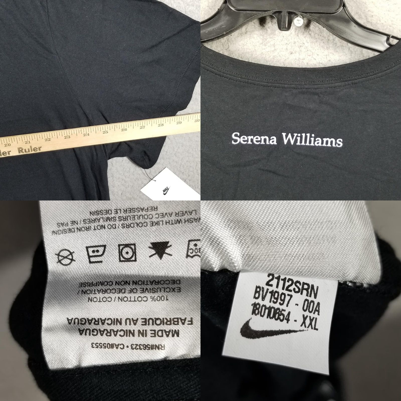 Nike NIKE Shirt Mens 2XL Black Graphic Tennis By Changing Nothing Tee Size US XXL / EU 58 / 5 - 8 Thumbnail