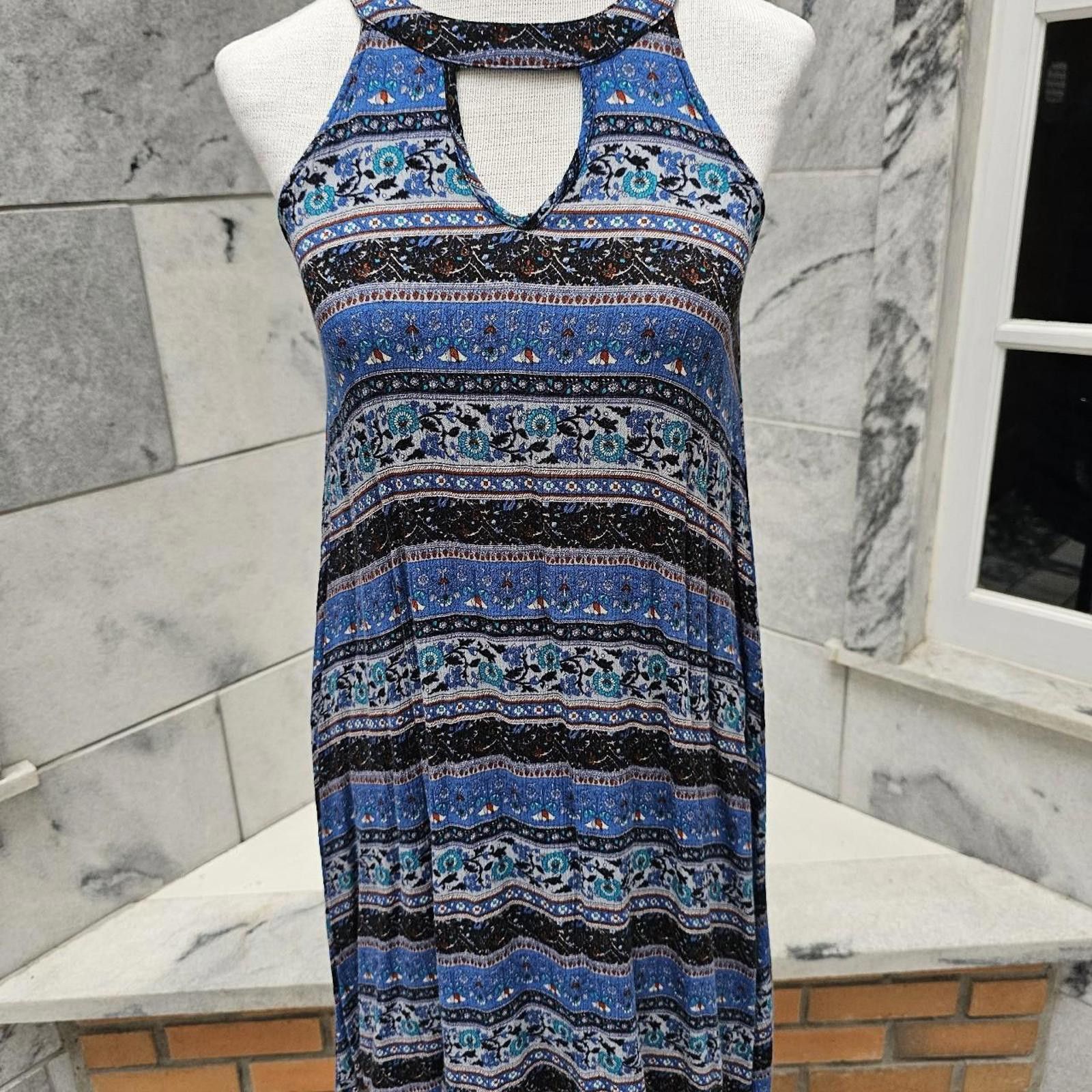 Designer Altar'd State Women's Blue and Multicolored Boho Dress Size S / US 4 / IT 40 - 2 Thumbnail