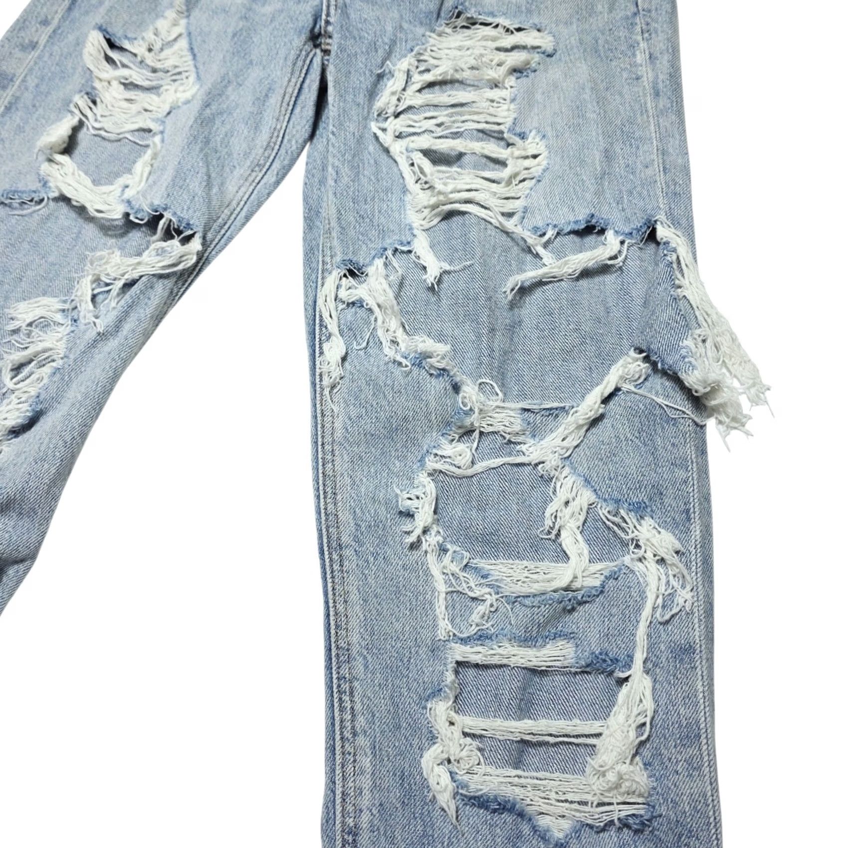 American Eagle Outfitters VINTAGE American Eagle Jeans Distressed Mom Jeans Women’s Size 2 Blue Stretch Size 26" / US 2 / IT 38 - 3 Thumbnail