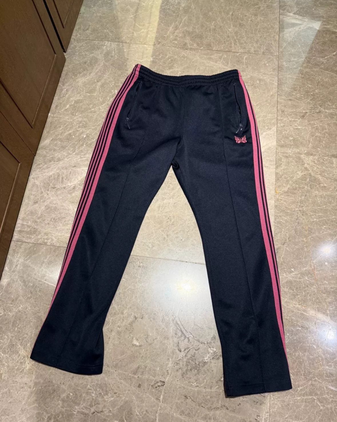 Needles Needles Casual Striped Pink Casual Pants M Men Size US 32 / EU 48 - 1 Thumbnail
