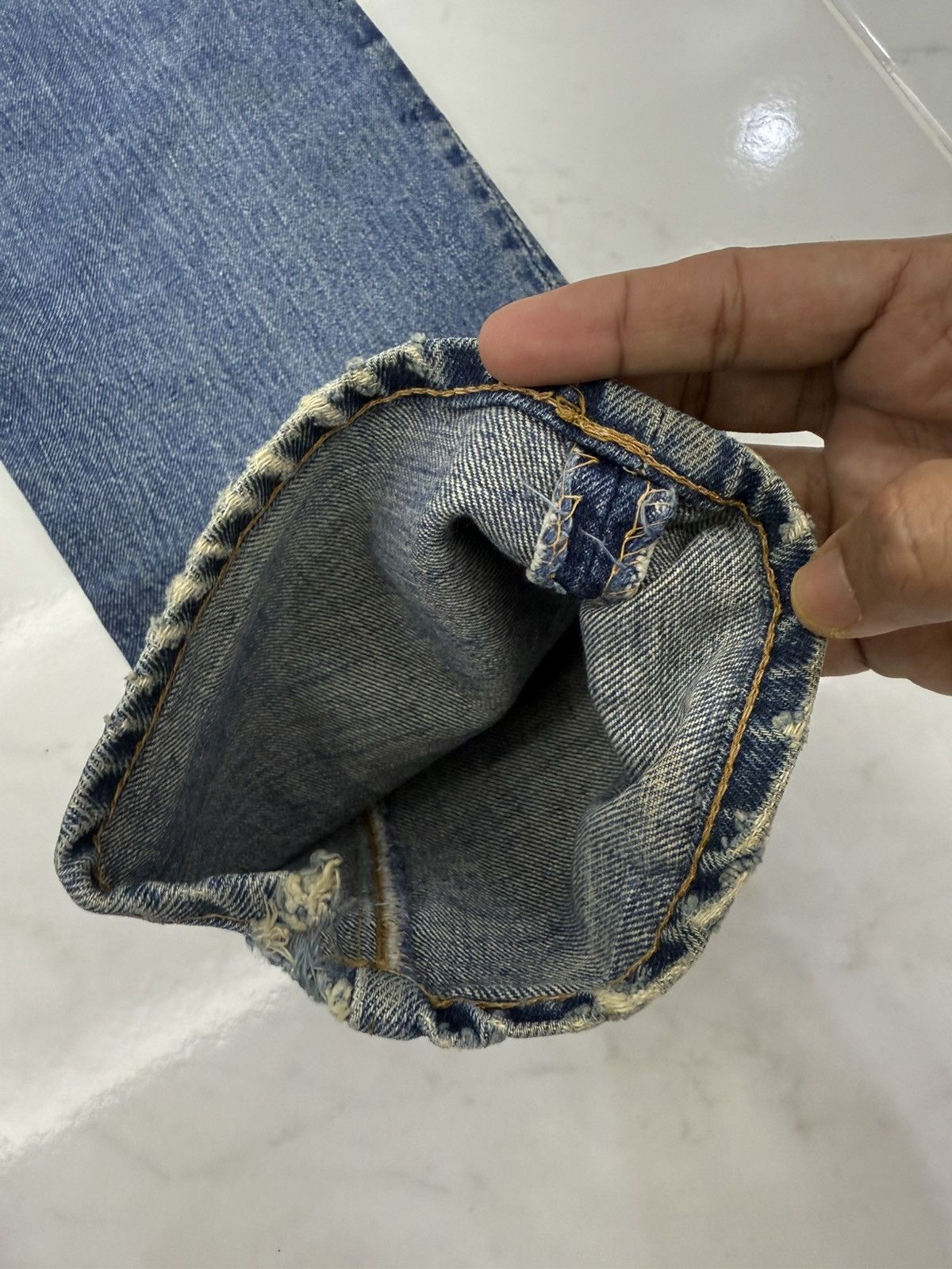 Levi's Vintage 1970s Levi’s Strauss 505 0217 Small “e” Non Selvedge Size US 29 - 15 Thumbnail