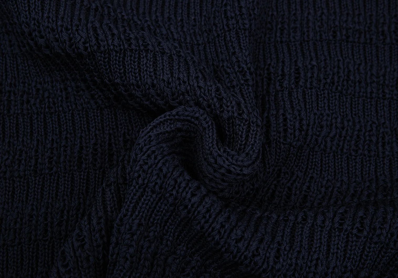 Yohji Yamamoto Yohji Yamamoto V-Neck Knit Top Navy M Size US M / EU 48-50 / 2 - 10 Thumbnail