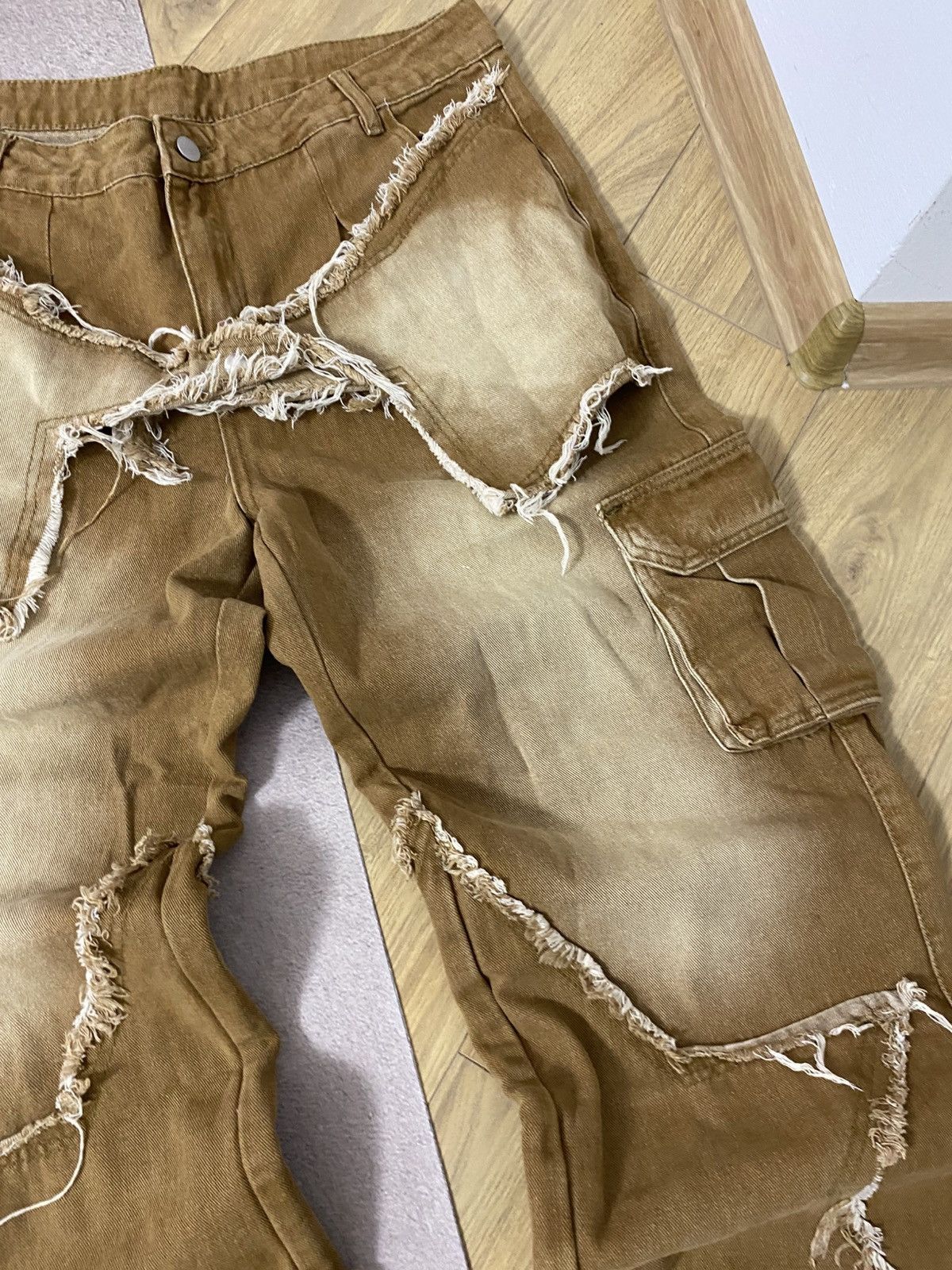 Other Baggy Brown Faded Pants If Six Was Nine style y2k jeans Size US 34 / EU 50 - 6 Thumbnail