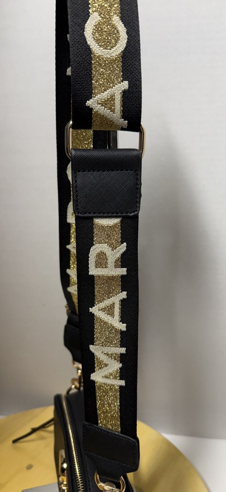 Marc Jacobs Marc Jacobs Black Saffiano Leather Snapshot Camera Bag Size ONE SIZE - 3 Thumbnail
