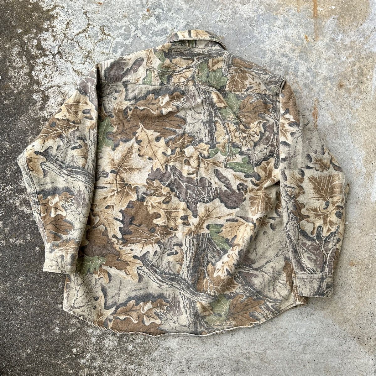Cabelas × Realtree × Vintage 90s Realtree Hunter outdoor longsleeve Work shirt flannel Size US XL / EU 56 / 4 - 2 Thumbnail