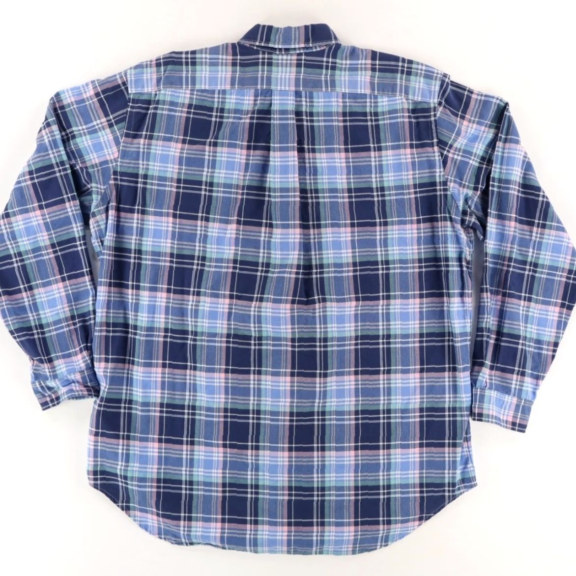 Ralph Lauren Ralph Lauren Shirt Oxford Cotton Plaid Long Sleeve Button Down Blue XLT Men’s Size US XL / EU 56 / 4 - 4 Thumbnail