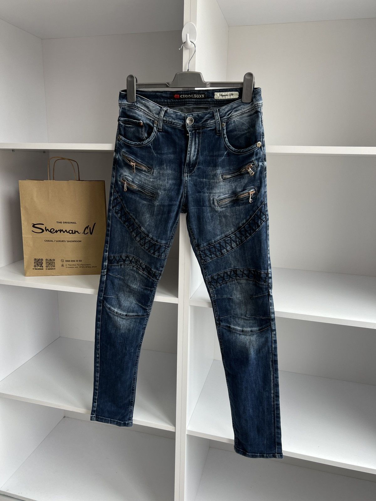 Designer × Vintage Vintage Cipo Baxx Archival Jeans Size US 30 / EU 46 - 2 Thumbnail