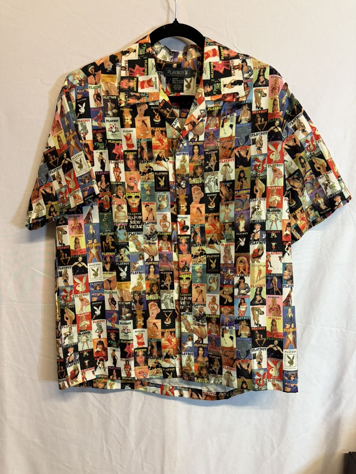 Playboy Vintage Playboy Magazine Print All Over Shirt Size US M / EU 48-50 / 2 - 2 Thumbnail