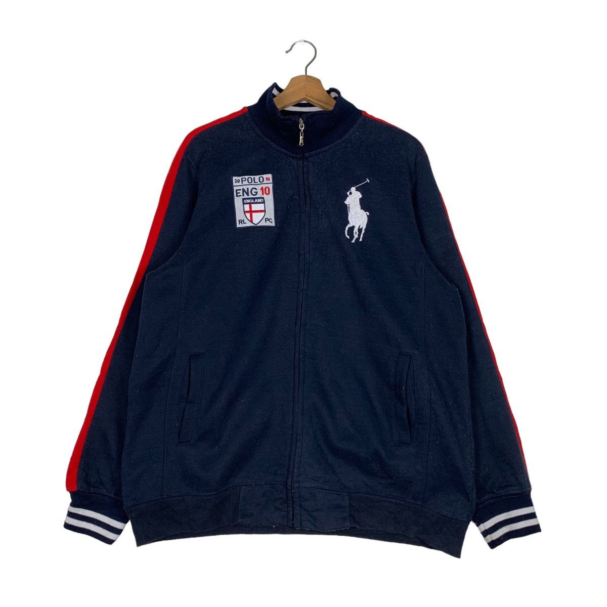 Polo Ralph Lauren Polo Ralph Lauren England 10 Zipper Sweater #0621-C29 Size US XL / EU 56 / 4 - 1 Thumbnail