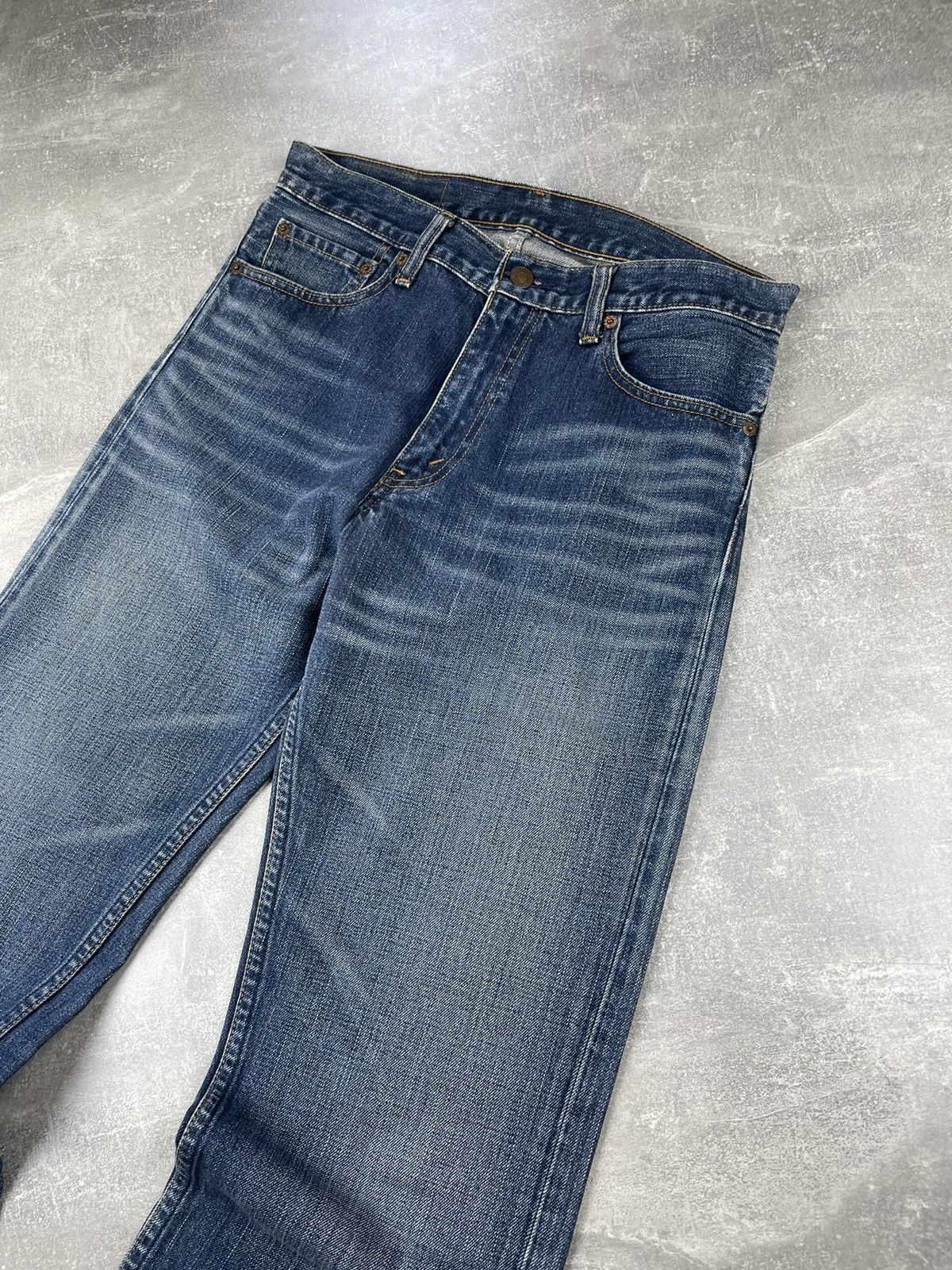 Japanese Brand × Levi's Vintage Clothing × Vintage Levi’s 505 Rare 90s Japanese Blue Faded Jeans Made in Japan Size US 31 - 6 Thumbnail