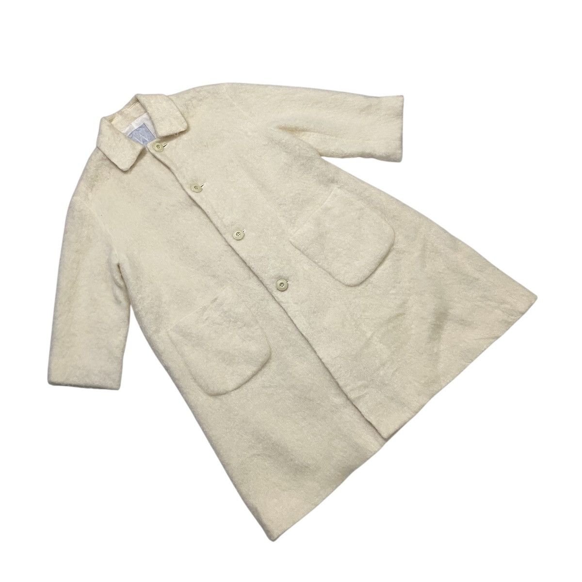 Yohji Yamamoto Yohji Yamamoto Workshop mohair overcoat Size US L / EU 52-54 / 3 - 2 Thumbnail