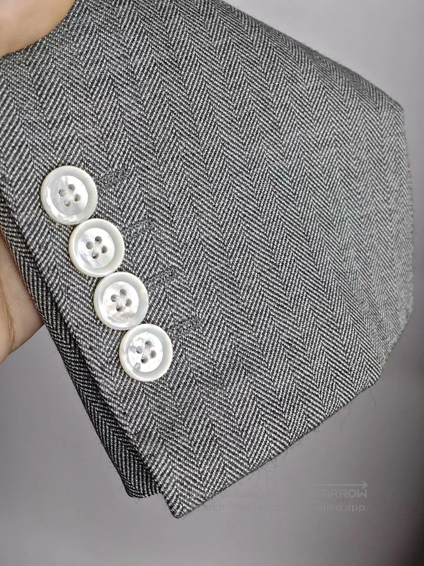 Luciano Barbera Italian Carlo Barbera Wool Silk Blazer. Size US S / EU 44-46 / 1 - 4 Thumbnail