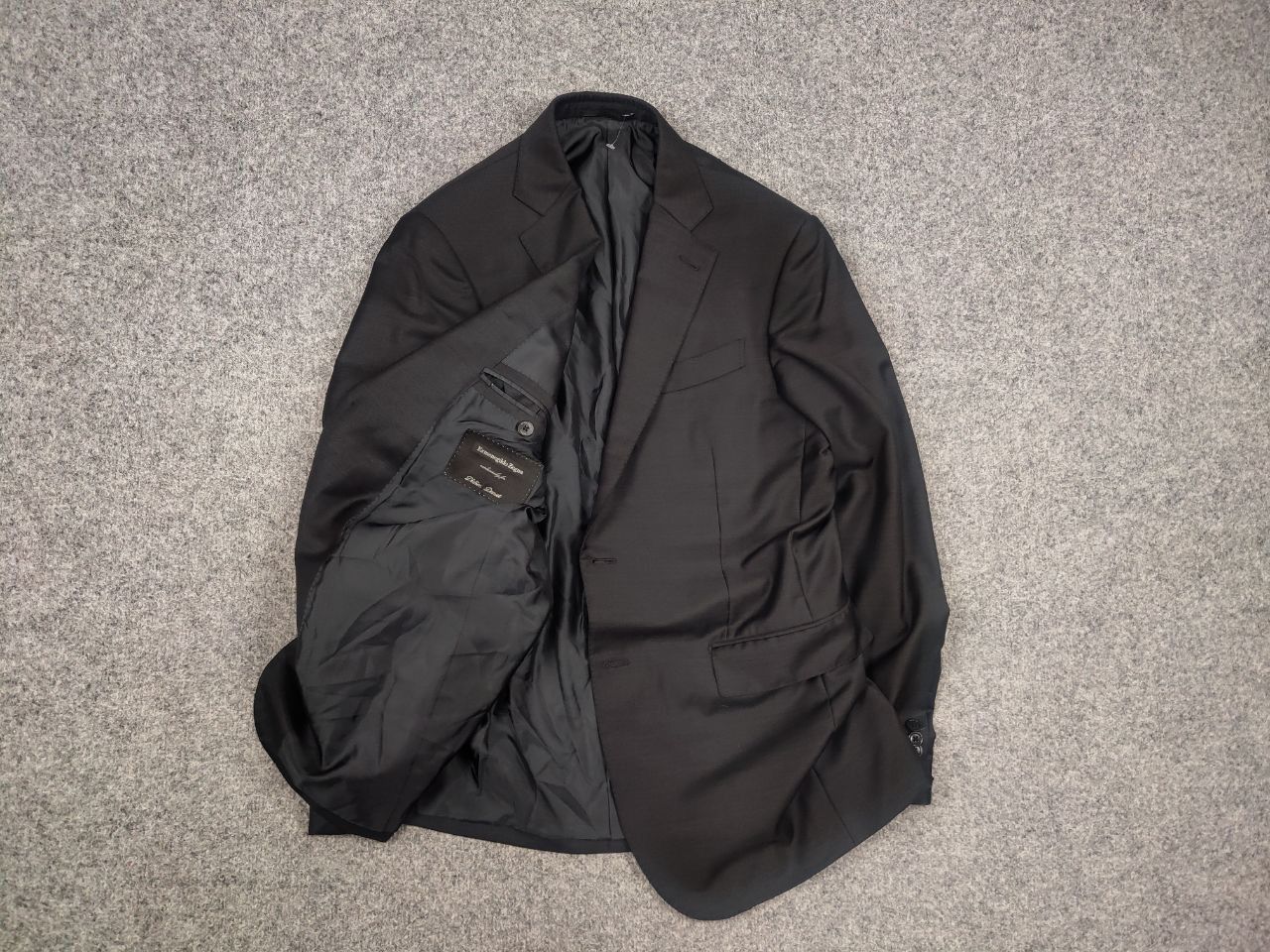 Ermenegildo Zegna Ermenegildo Zegna exclusive Mila blazer Dark wool Jacket Size 50R - 2 Thumbnail