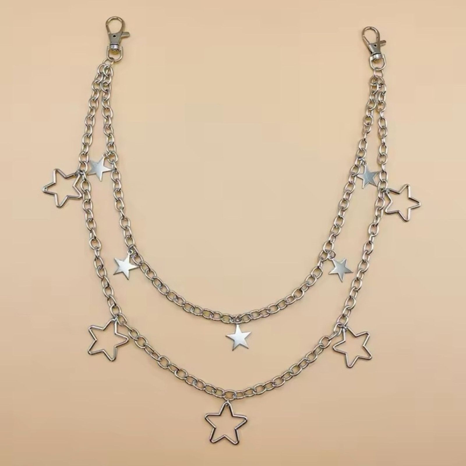 Other Vintage Pants Key Chain Ring For Women Men Star Celestial Size ONE SIZE - 2 Thumbnail