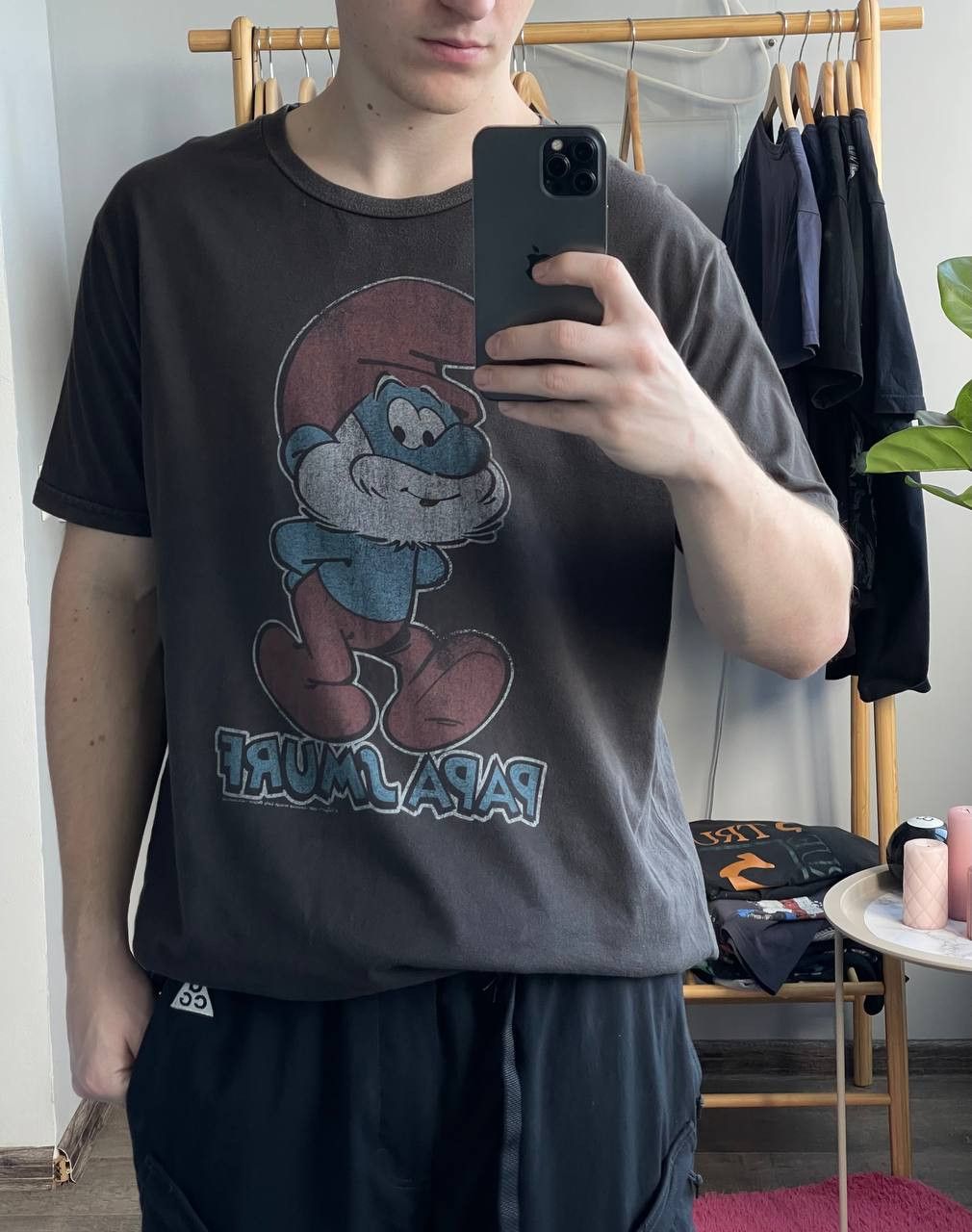 Vintage Vintage papa Smurf 2007 tee Size US XL / EU 56 / 4 - 1 Thumbnail