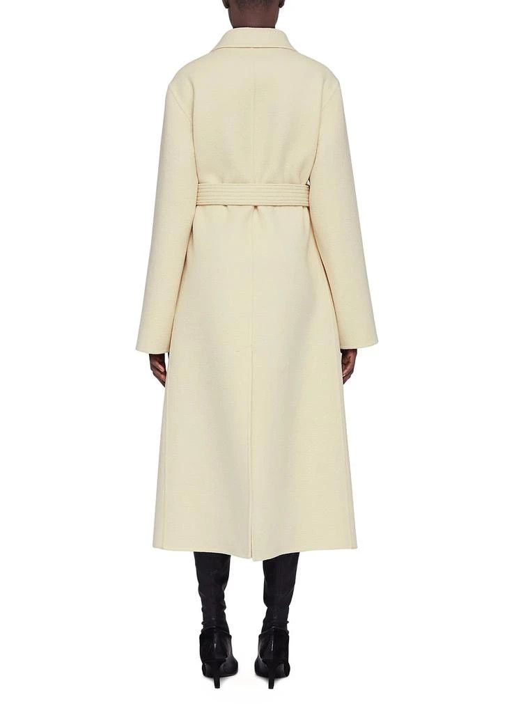 Jil Sander o1w1db10825 Belted Coat in Ivory Size XL / US 12-14 / IT 48-50 - 5 Thumbnail