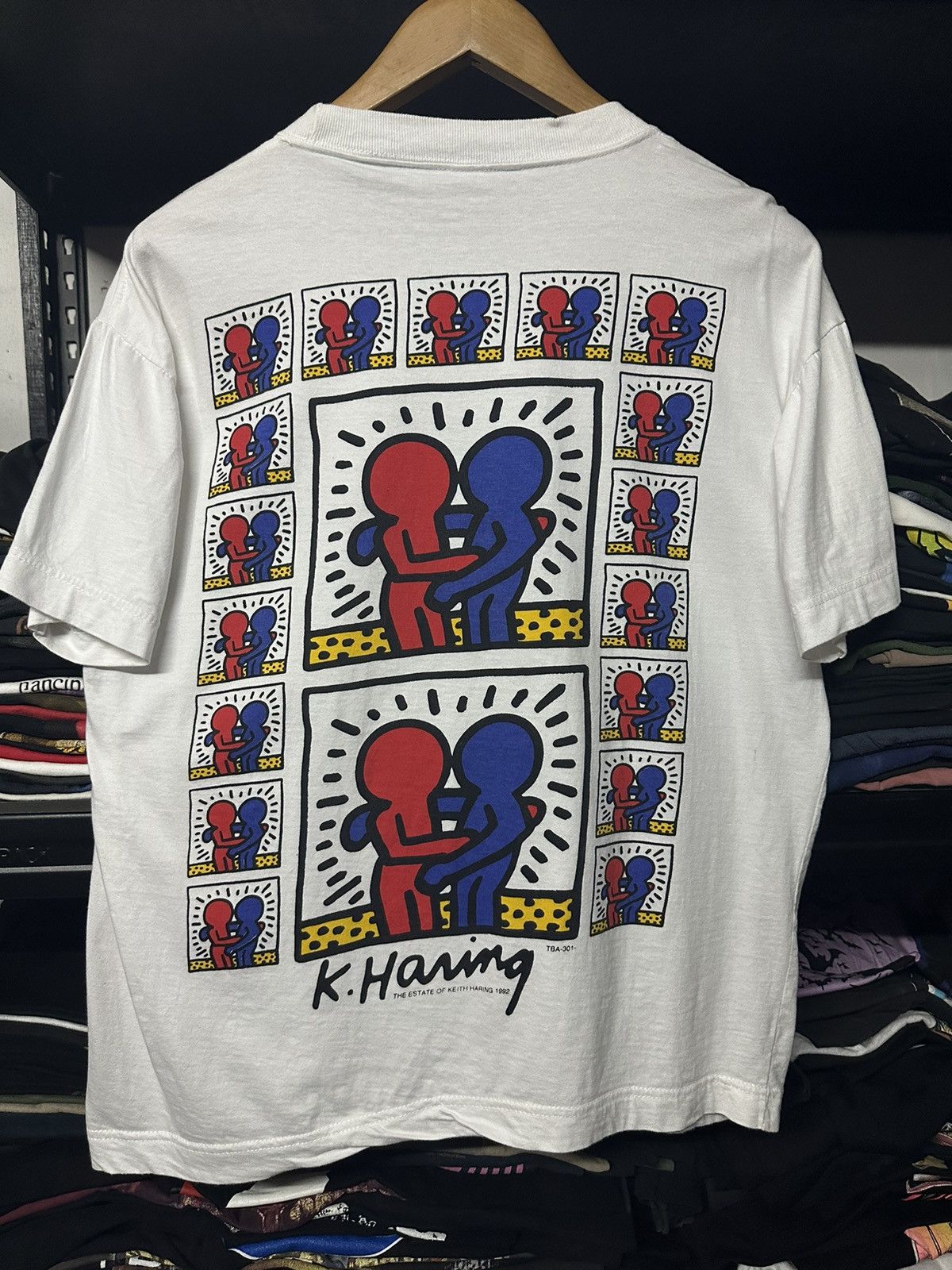 lowsun 90s keith haring tee Vintage 90s Keith Haring Single Stitch