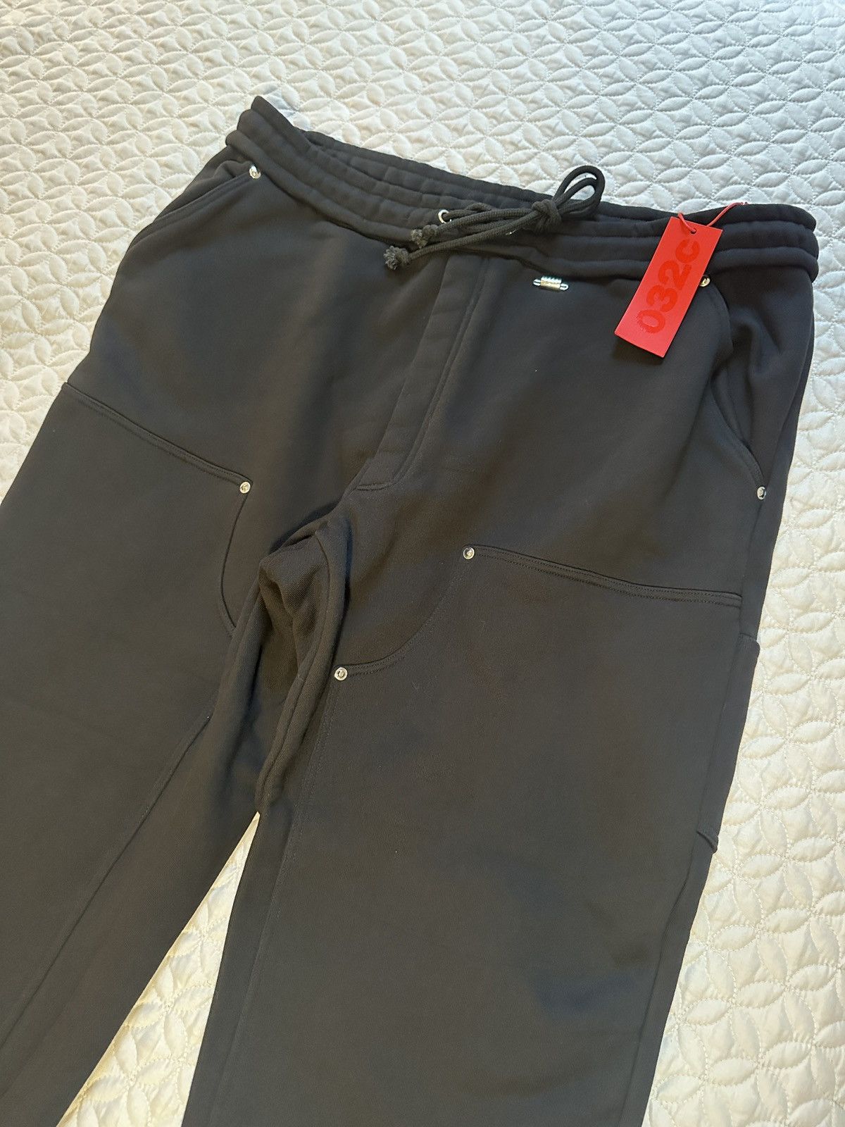 032c Black Maria Worker Lounge Pants Sweatpants NWT