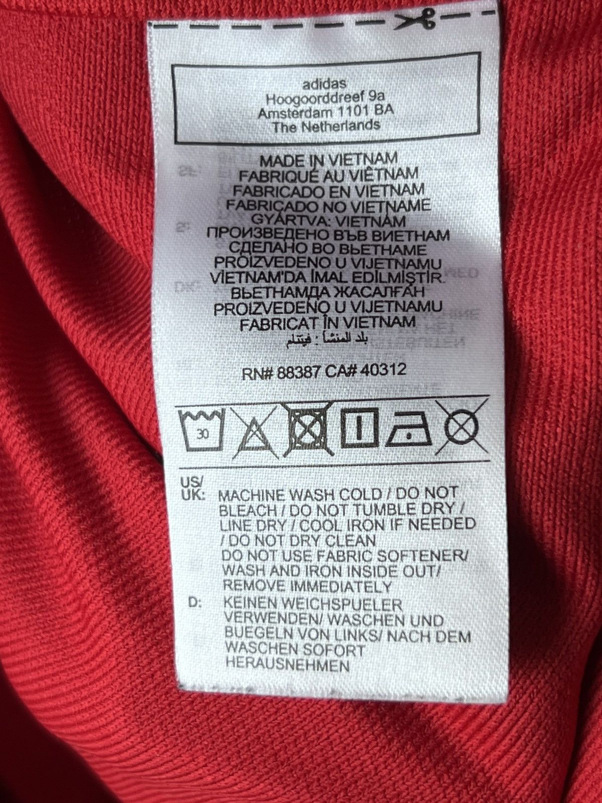 Adidas 2023/24 Adidas Manchester United Home Soccer Jersey Men’s XL Size US XL / EU 56 / 4 - 6 Thumbnail