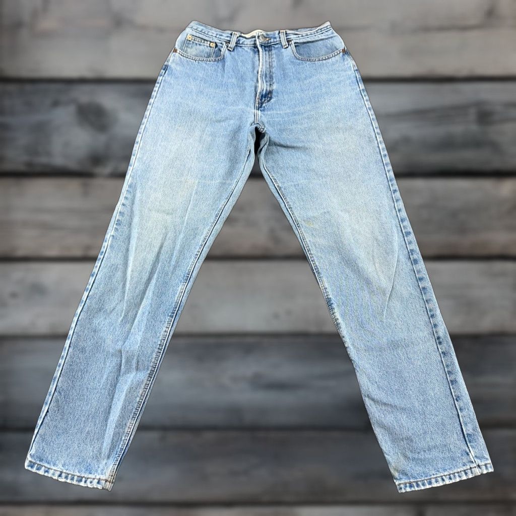 Gap VINTAGE Gap Jeans Womens 12 Blue Mom Classic Fit Straight Leg Light Wash 90s Size 34" / US 12 / IT 48 - 1 Thumbnail
