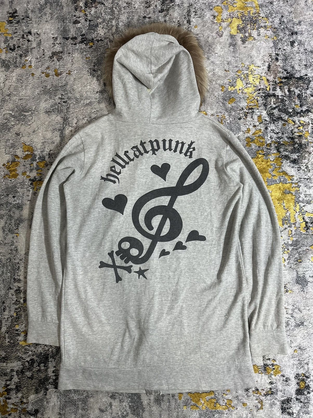 Japanese Brand HELLCATPUNK UNKNOWNBRAND FUR ZIPPER HOODIE I6W9 LGB STYLE Size US M / EU 48-50 / 2 - 2 Thumbnail