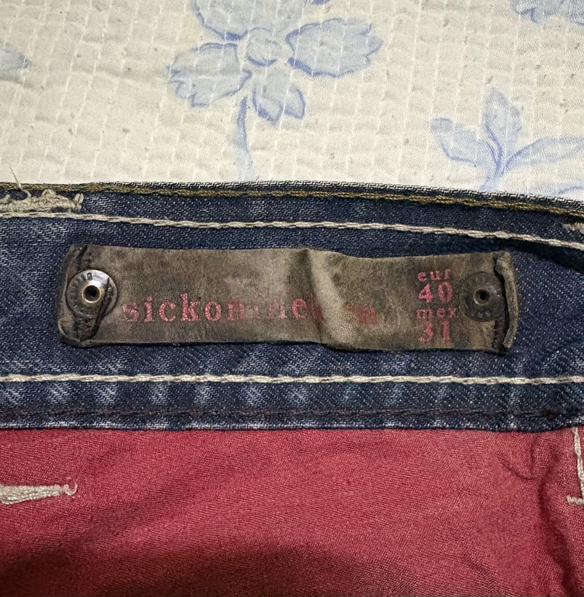 Vintage S19 Streetwear Jeans Distressed Denim Size US 32 / EU 48 - 17 Thumbnail