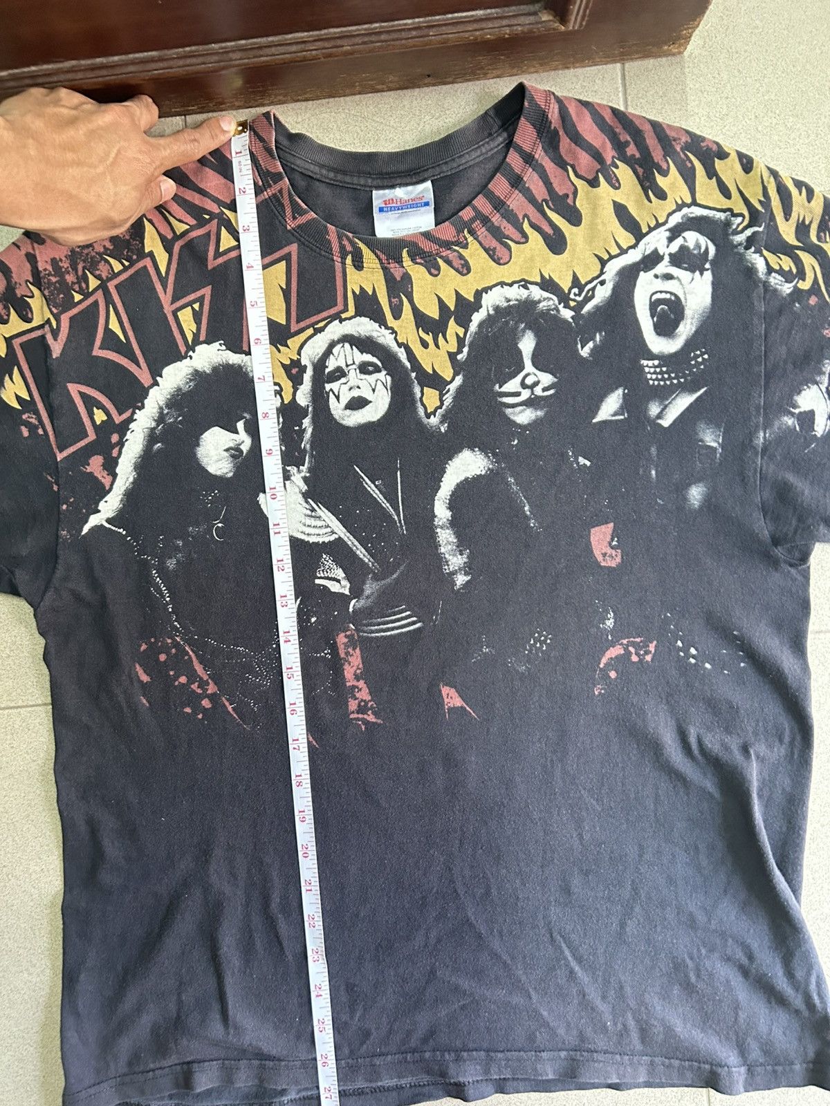 KISS × Vintage KISS OVP 00s🔥 Size L (Hanes tag)🏷️ Size US L / EU 52-54 / 3 - 11 Thumbnail