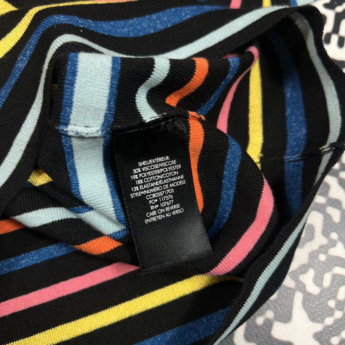 Alice + Olivia Vintage Y2K Alice + Olivia Striped Retro Luxury Tank Top Size M / US 6-8 / IT 42-44 - 11 Thumbnail