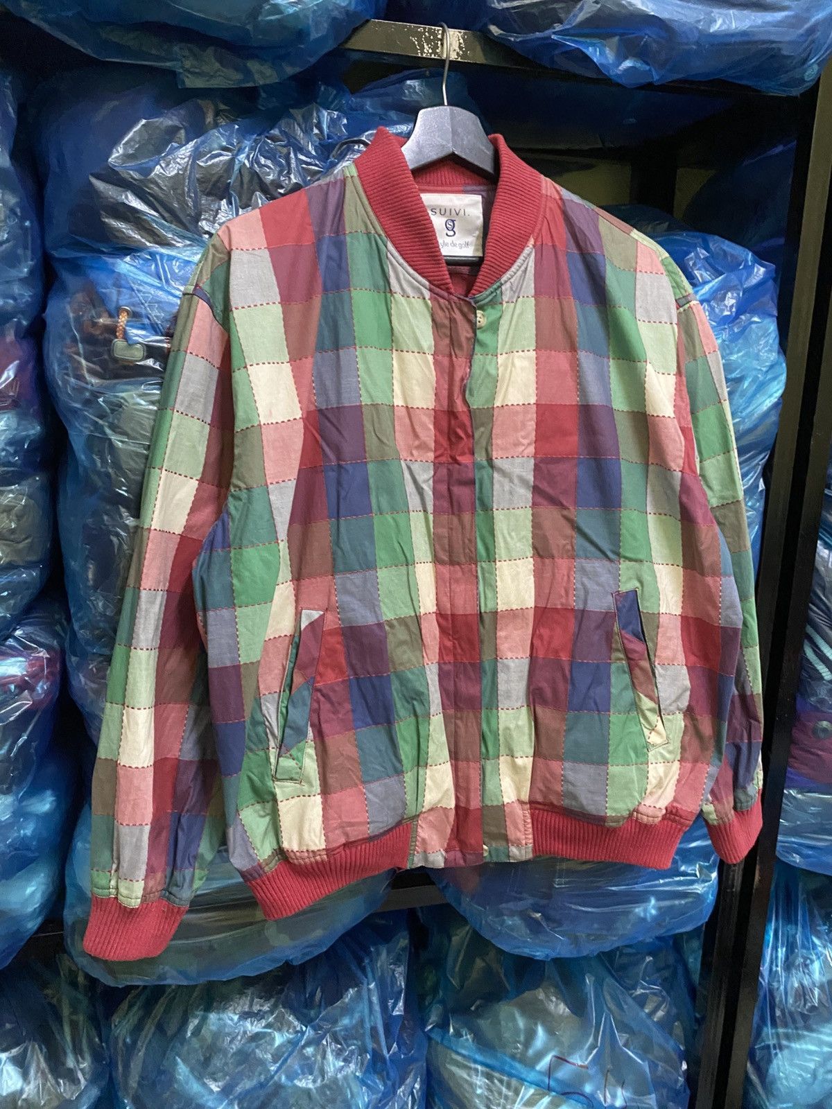 Japanese Brand VINTAGE SUIVI PATCHWORK JACKET Size US M / EU 48-50 / 2 - 3 Thumbnail