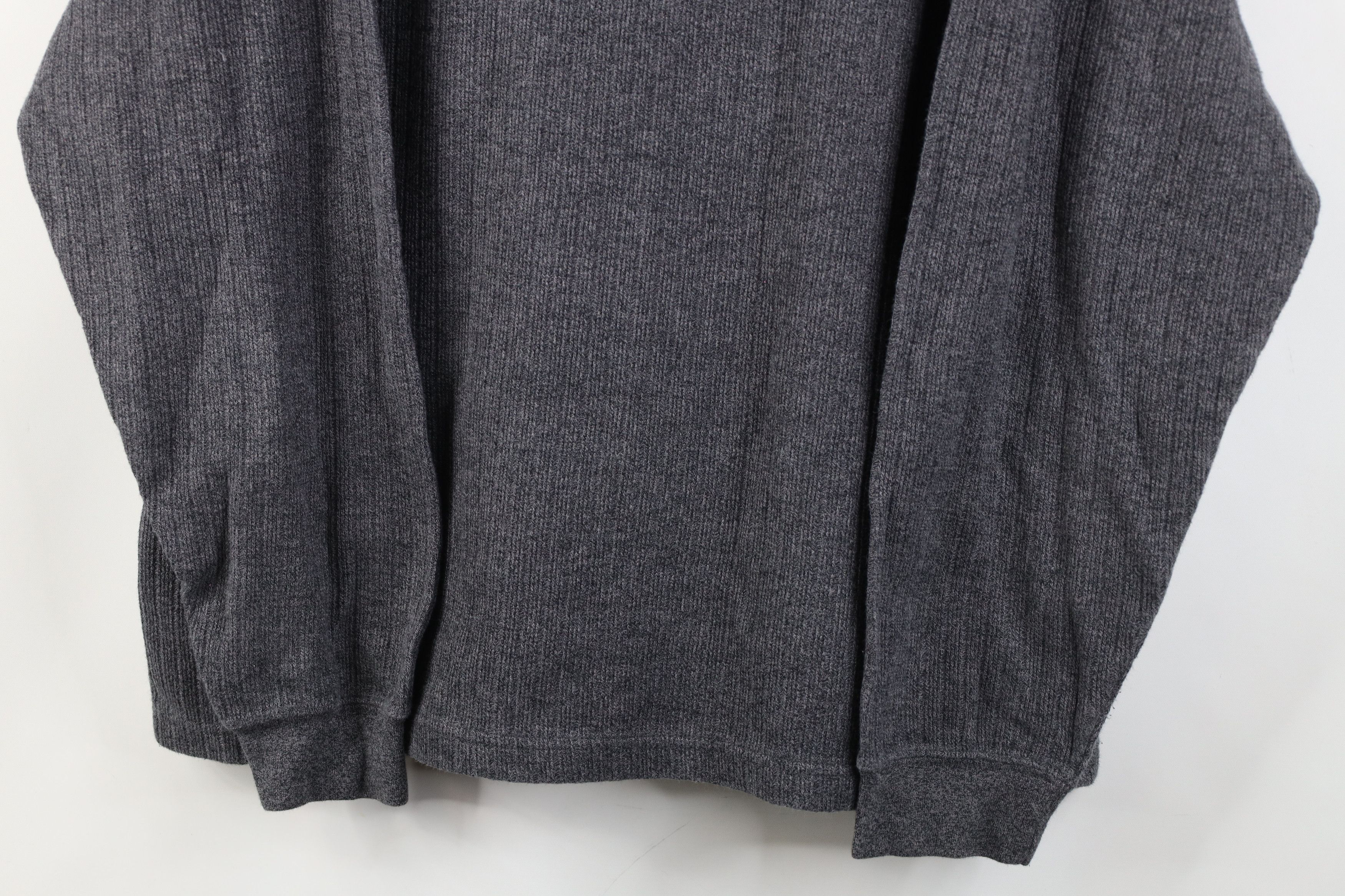 Vintage Vintage 90s Streetwear Ribbed Knit Long Sleeve T-Shirt Size US L / EU 52-54 / 3 - 3 Thumbnail