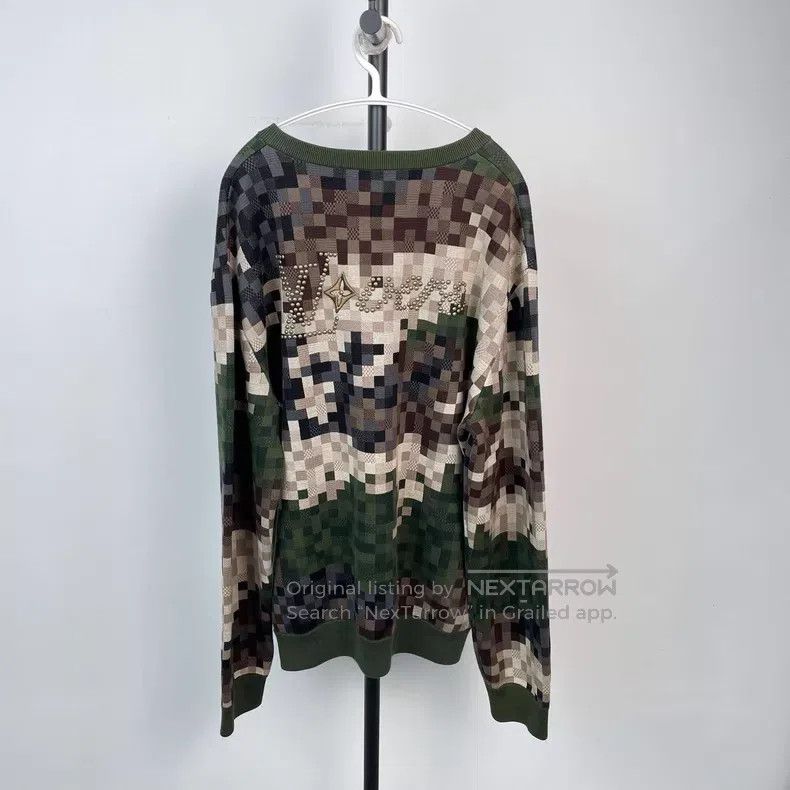 Louis Vuitton Louis Vuitton Fei-Dong camouflage checkerboard-studded mon Size US XXL / EU 58 / 5 - 2 Thumbnail