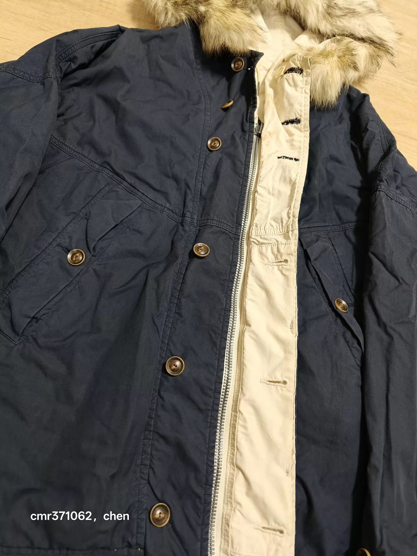 Visvim VISVIM 18AW GLACIER POINT PARKA Navy 2 GIZA C/NY Double-Face Size US M / EU 48-50 / 2 - 3 Thumbnail