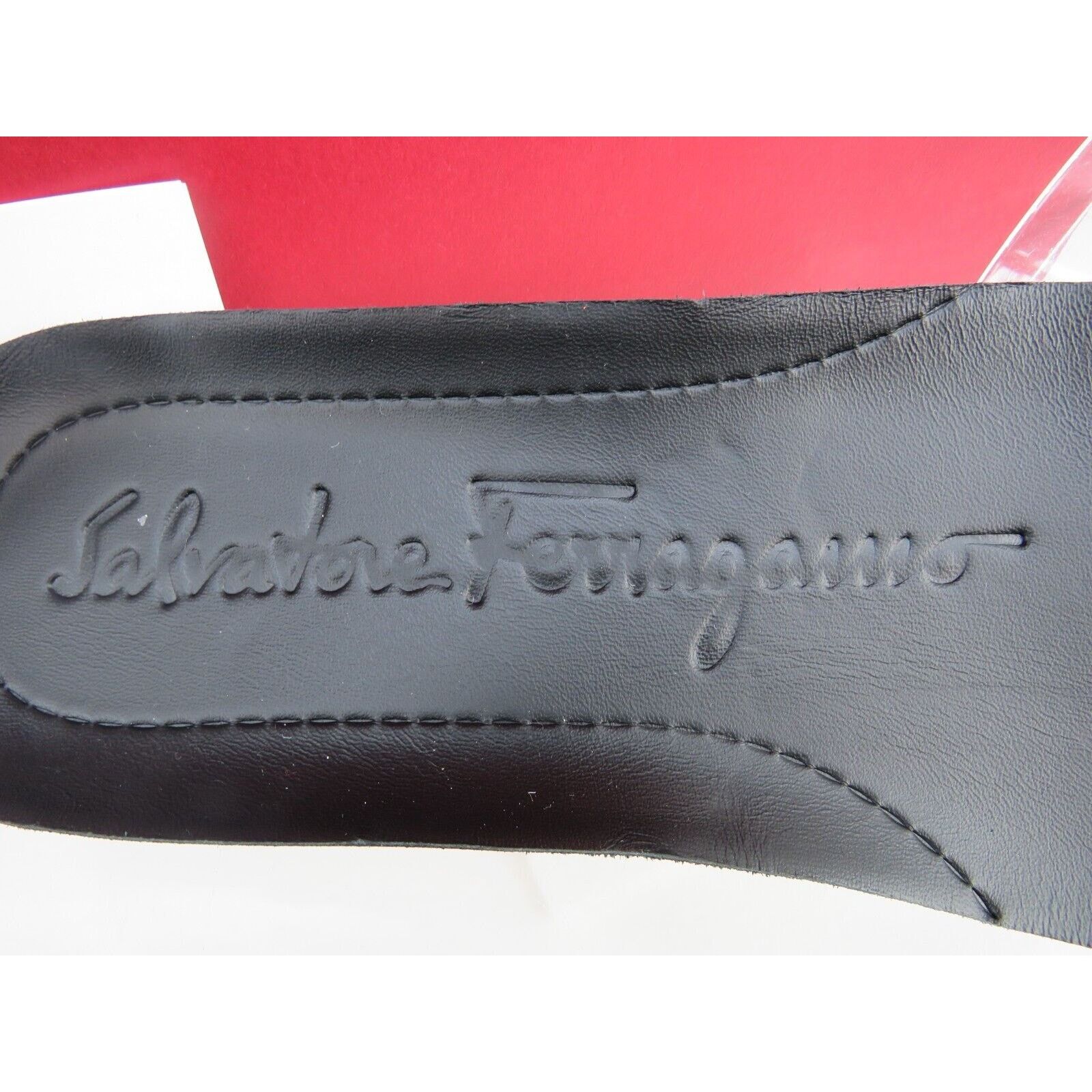 Salvatore Ferragamo COSMA HIGH BLACK LEATHER GANCINI MESH LACE SNEAKERS 11.5 M Size US 11.5 / EU 44-45 - 11 Thumbnail