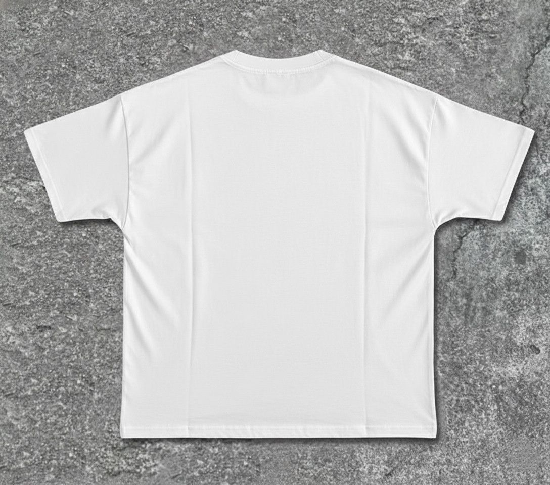 Other Street Y2K Mouth Big Lips Gold Teeth Graphic White T-Shirt Size US M / EU 48-50 / 2 - 2 Thumbnail