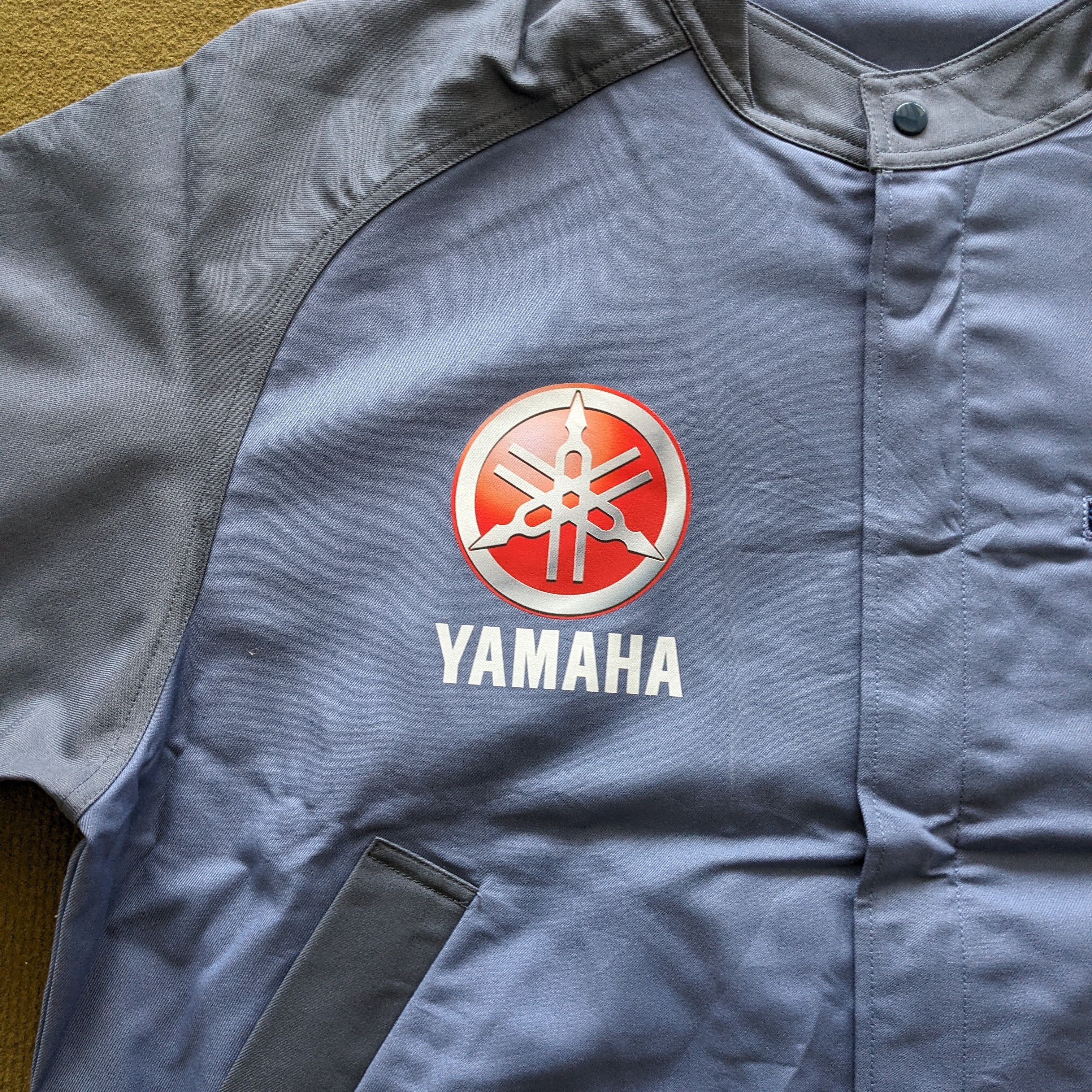 Yamaha Vintage YAMAHA Motorsports Racing Worker Custom Sport Jacket Size US XL / EU 56 / 4 - 3 Thumbnail