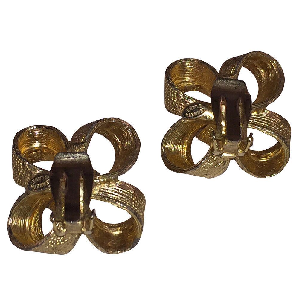 Designer Kenneth Lane Textured Ribbon 3D Earrings Size ONE SIZE - 5 Thumbnail