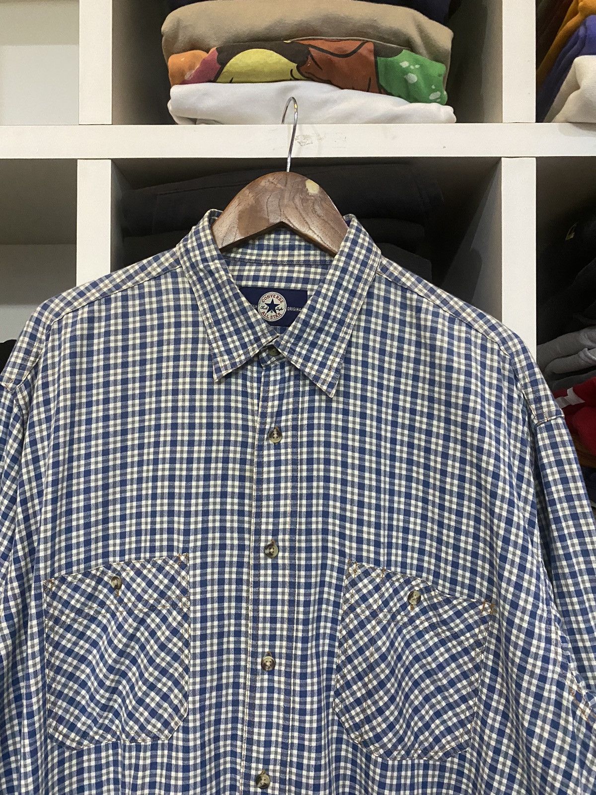 Converse × Flannel × Vintage Vintage Converse Flannel Shirt Size US XXL / EU 58 / 5 - 5 Thumbnail