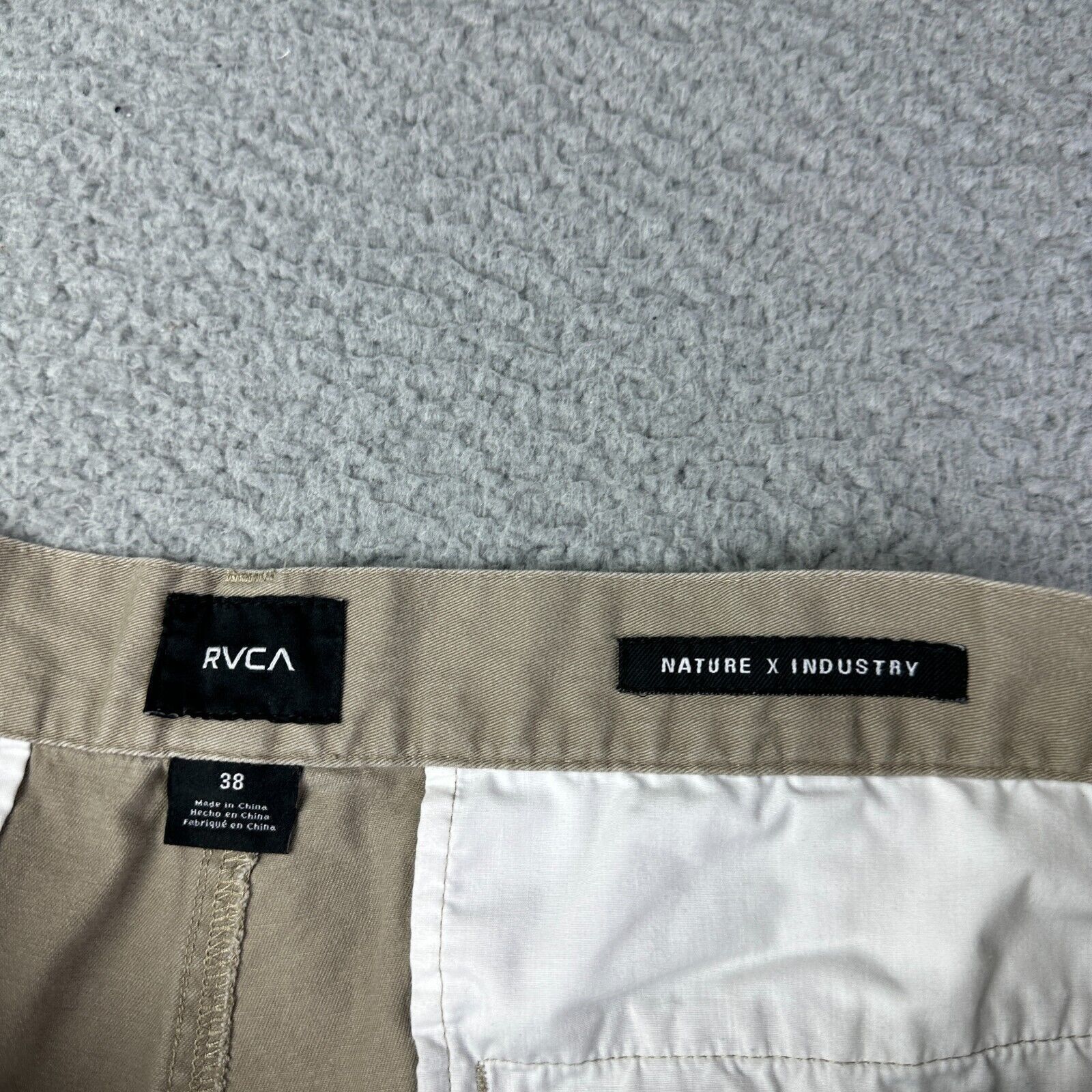 RVCA RVCA Nature X Industry Chino Shorts Mens Size 38 Brown Size US 38 / EU 54 - 4 Thumbnail