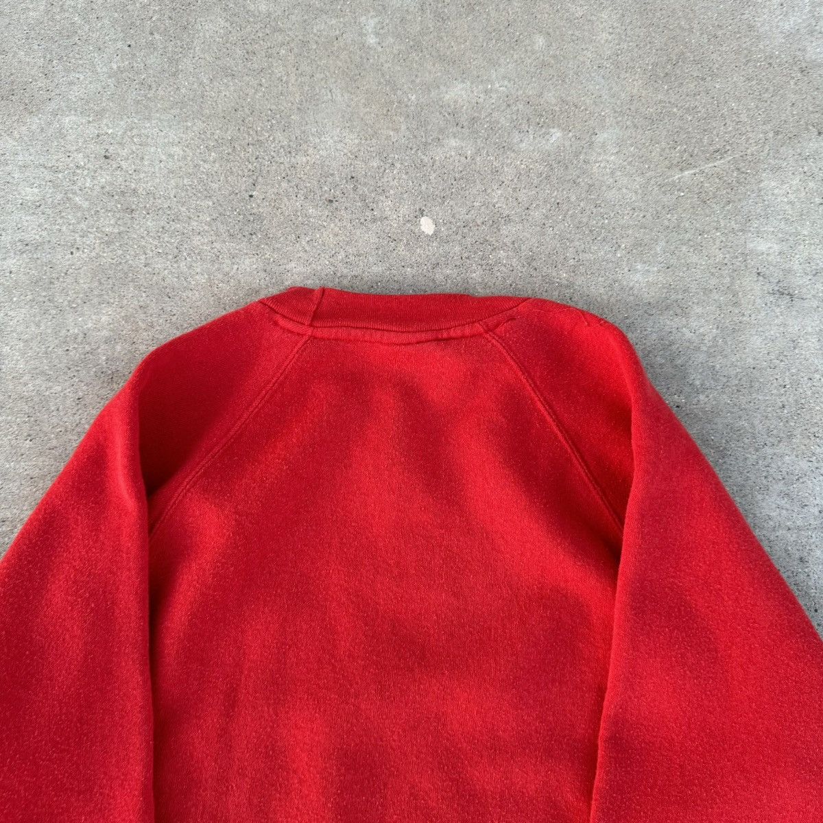Adidas × Nike Vintage 80s Made In USA Red Adidas Logo Crewneck Fits Small Size US S / EU 44-46 / 1 - 11 Thumbnail